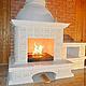 Tiled fireplace 'Winter', Fireplaces, Moscow,  Фото №1