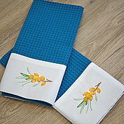 Для дома и интерьера handmade. Livemaster - original item Set of towels 