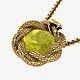 Citrine pendant with a snake devouring its own tail. Pendants. Andrey ShmakoFF. Интернет-магазин Ярмарка Мастеров.  Фото №2