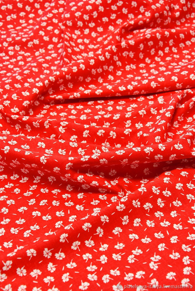 Хлопок красный купить. Ткань плательная. Ткань красная в мелкий цветочек. Красная ткань в цветочек. Хлопчатобумажная ткань красная.