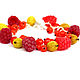 Bracelet 'Summer in the palm of your hand' (red currant). Bead bracelet. VisNa. Online shopping on My Livemaster.  Фото №2