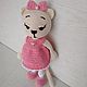 Cute kitty in a pink dress. Stuffed Toys. ToysAndToys. Online shopping on My Livemaster.  Фото №2