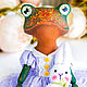 ❤❤❤ Лягушка кукла, жаба в подарок любимой, Куклы и пупсы, Нижний Новгород,  Фото №1