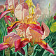 the painting 'Irises', Pictures, Rostov-on-Don,  Фото №1