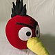 Игрушка Angry Birds Rock Злая птичка Рокер. Мягкие игрушки. Sergio (Sergiowhite). Интернет-магазин Ярмарка Мастеров.  Фото №2