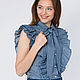 Blouse with ruffles and bowknot. Blouses. NadKate. Online shopping on My Livemaster.  Фото №2