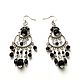Gothic Earrings Long Black Boho Chic Earrings. Earrings. Albinabeadart. My Livemaster. Фото №6