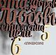 Заказать Часы со словами из натурального дуба. Алина. Ярмарка Мастеров. . Часы классические Фото №3