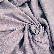 Материалы для творчества handmade. Livemaster - original item Fabric: Costume textured cotton pale lilac. Handmade.
