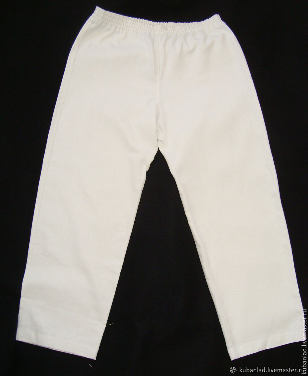 Linen trousers for men, Costumes3, Starominskaya,  Фото №1