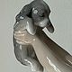 Винтаж: Продано. Lladro статуэтка Девочка кружится с собачкой Идеал. Статуэтки винтажные. Айрин 'Своя коллекция'. Ярмарка Мастеров.  Фото №4