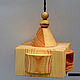 Подвесной потолочный светильник из дерева .Модель №11, Потолочные и подвесные светильники, Ялта,  Фото №1