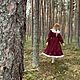 Заказать  Платье в винтажном стиле 100% лён. Isilme. Ярмарка Мастеров. . Платья Фото №3