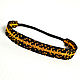 Boho-style bead elastic band Black and Gold. Headband. StylishThings4U. Online shopping on My Livemaster.  Фото №2
