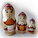 Matryoshka 3 local 'Tatar', Dolls1, Sarov,  Фото №1