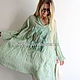 Туника бохо "Мятное лето2". Туники. Boho love. Ярмарка Мастеров.  Фото №10