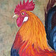 Order Painting Rooster, Bird oil painting. Kind paintings by Irina Belozerova. Livemaster. . Pictures Фото №3