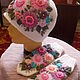 Set of hat and mittens 'Flower fields'. Mittens. Marina Mishina. Online shopping on My Livemaster.  Фото №2