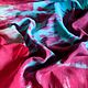 Туника- хитон оверсайз шелк батик tie dye ручная работа. Туники. Батик шелк текстиль (Лада Землянская). Ярмарка Мастеров.  Фото №4