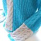 Заказать Джемпер женский с косами  вязаный из шерсти. Sweater Star Вязание на заказ.. Ярмарка Мастеров. . Джемперы Фото №3