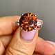 17. Кольцо данбурит, огранка 6.85 ct. Натуральные камни. Кольца. Елена. Интернет-магазин Ярмарка Мастеров.  Фото №2