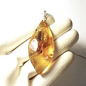 Украшения handmade. Livemaster - original item Very large pendant made of natural Baltic amber(476). Handmade.