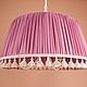 The shade "Classic, cone, pleated, tassels», Lampshades, Moscow,  Фото №1