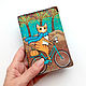 Passport cover, series 'Cats', Passport cover, Obninsk,  Фото №1