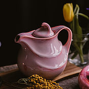 Посуда handmade. Livemaster - original item Kettles: Teapot 1200 ml seeria Dawn over Bergen. Handmade.