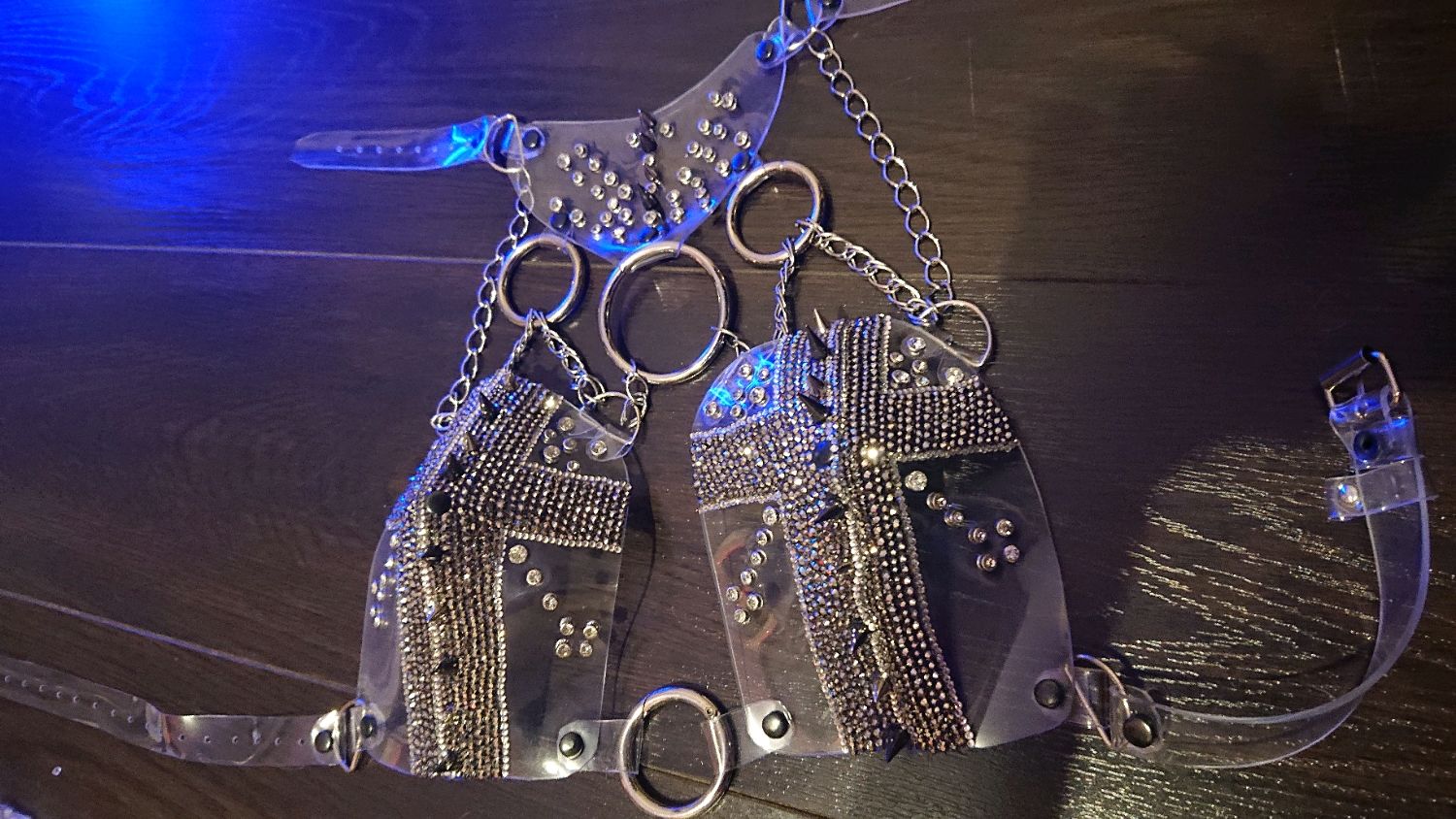 Прозрачный лиф из винила со стразами в интернет-магазине на Ярмарке ...