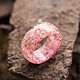 Order Epoxy resin ring with Sakura flowers'. greenwood44. Livemaster. . Rings Фото №3