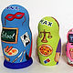 Copy of Custom nesting doll Portrait matryoshka 3 pieces. Dolls1. baklanchik11. Online shopping on My Livemaster.  Фото №2