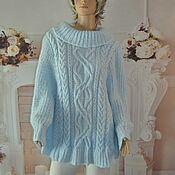 Одежда handmade. Livemaster - original item Knitted poncho,handmade.. Handmade.