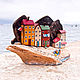Морская композиция "За горами - за морями" driftwood. Статуэтки. KoLenki. Интернет-магазин Ярмарка Мастеров.  Фото №2