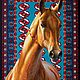 Картина в кабинет Золото Туркмении Ахалтекинский конь, Картины, Йошкар-Ола,  Фото №1