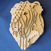 Для дома и интерьера handmade. Livemaster - original item The Head Of A Lion. Handmade.
