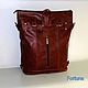 Order Backpack-leather bag 4. Sergei. Livemaster. . Backpacks Фото №3