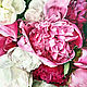 Oil painting with peonies 'About Love' 90*90 cm, Pictures, Moscow,  Фото №1