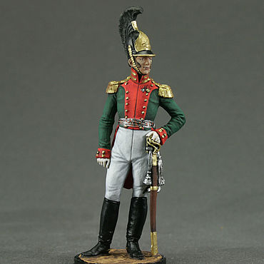 Tin soldier 54мм Soldier of Budyonny's army Red Army the Russian Civil War 