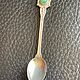Order Teaspoon, silver, jade, rarity, Thailand. Dutch West - Indian Company. Livemaster. . Vintage Souvenirs Фото №3