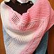  The shawl is a boomerang.Shawl made of natural wool. Shawls. lena101. My Livemaster. Фото №5