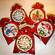 Мешочек для подарка Merry Christmas Red, Мешочки для подарков, Москва,  Фото №1