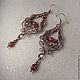 Order Earrings with amethyst 'Lavender'. Gala jewelry (ukrashenija). Livemaster. . Earrings Фото №3