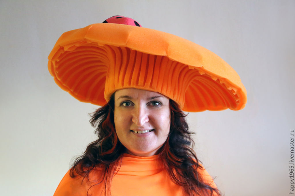 Шляпа гриба для карнавального костюма