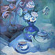 Картина маслом "Голубой натюрморт", Картины, Магнитогорск,  Фото №1