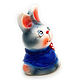 Ceramic figurine 'Rabbit Krol'. Figurine. aboka. Online shopping on My Livemaster.  Фото №2