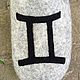 Тапочки-шлепки из натуральной шерсти Близнецы. Тапочки. Кэт & Ко (6116466). Ярмарка Мастеров.  Фото №4