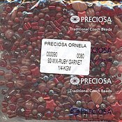 10 гр 11/0 Бисер Чехия 13600 Премиум Preciosa коричневый непрозр
