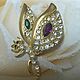 Винтаж: Swarovski? Брошь бабочка. Броши винтажные. Vintage&Shine. Интернет-магазин Ярмарка Мастеров.  Фото №2