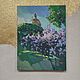 Painting St. Isaac's Cathedral painting spring lilac painting 30 by 40. Pictures. paintmart (oikos). Online shopping on My Livemaster.  Фото №2